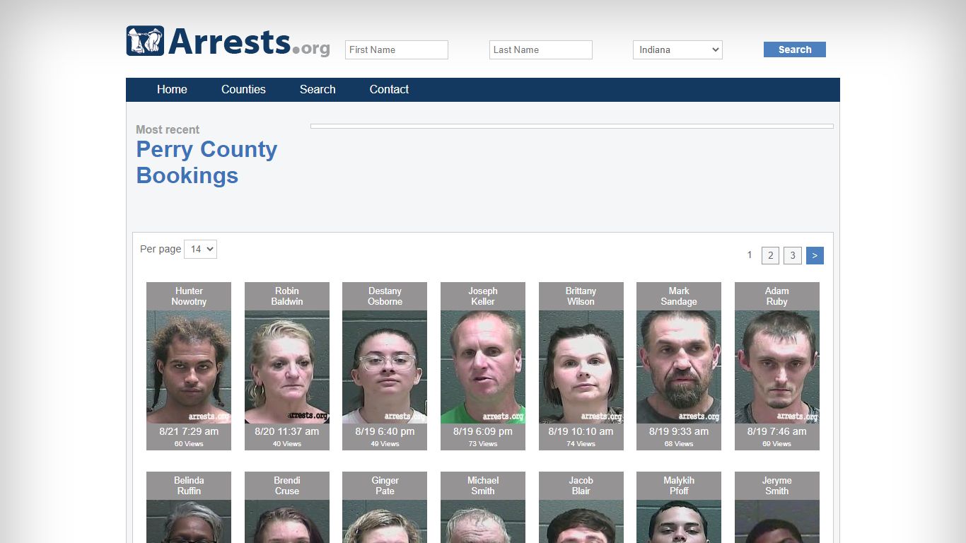 Perry County Arrests and Inmate Search