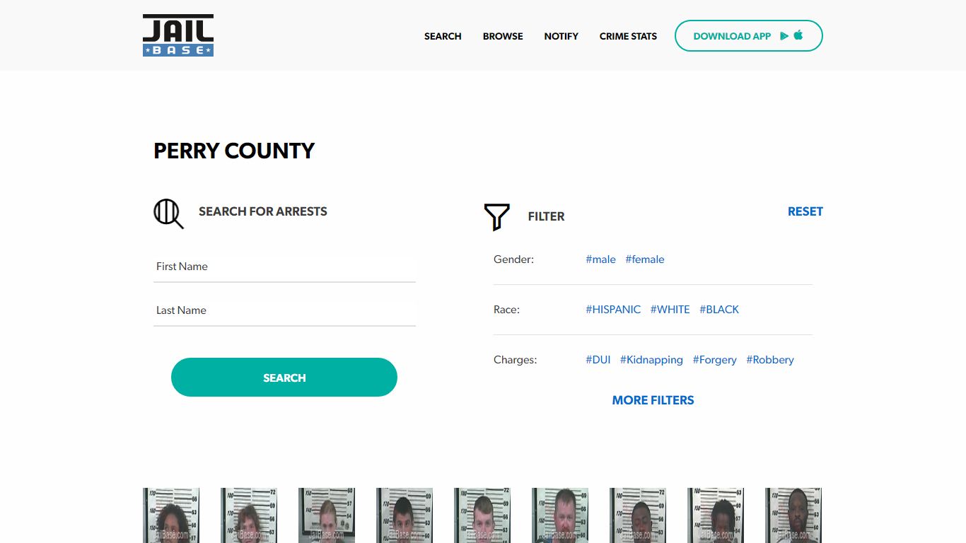 Perry County Jail Inmate Search and Mugshots | JailBase